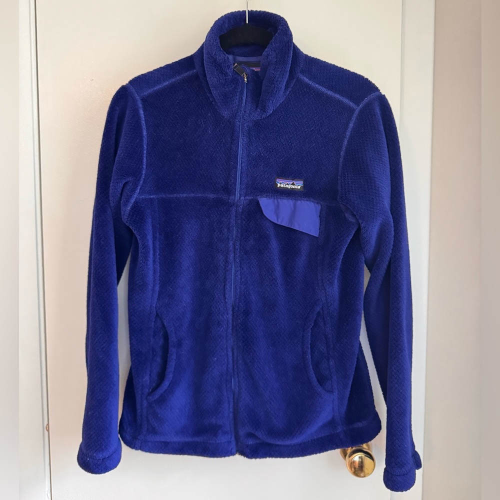Patagonia Women’s Retool Full Zip Fleece Jacket Blue Size S Outerwear